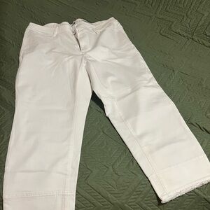 J. Jill White Cropped Pants